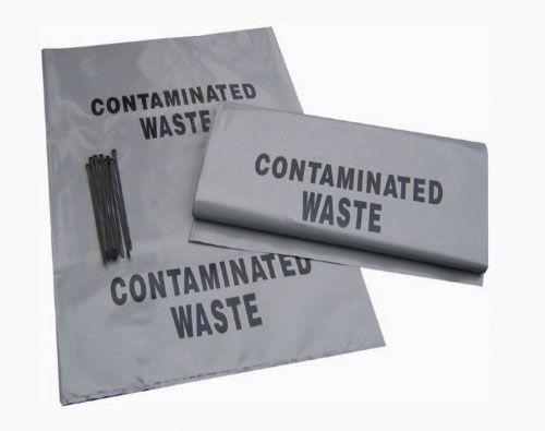 Contaminated waste bags